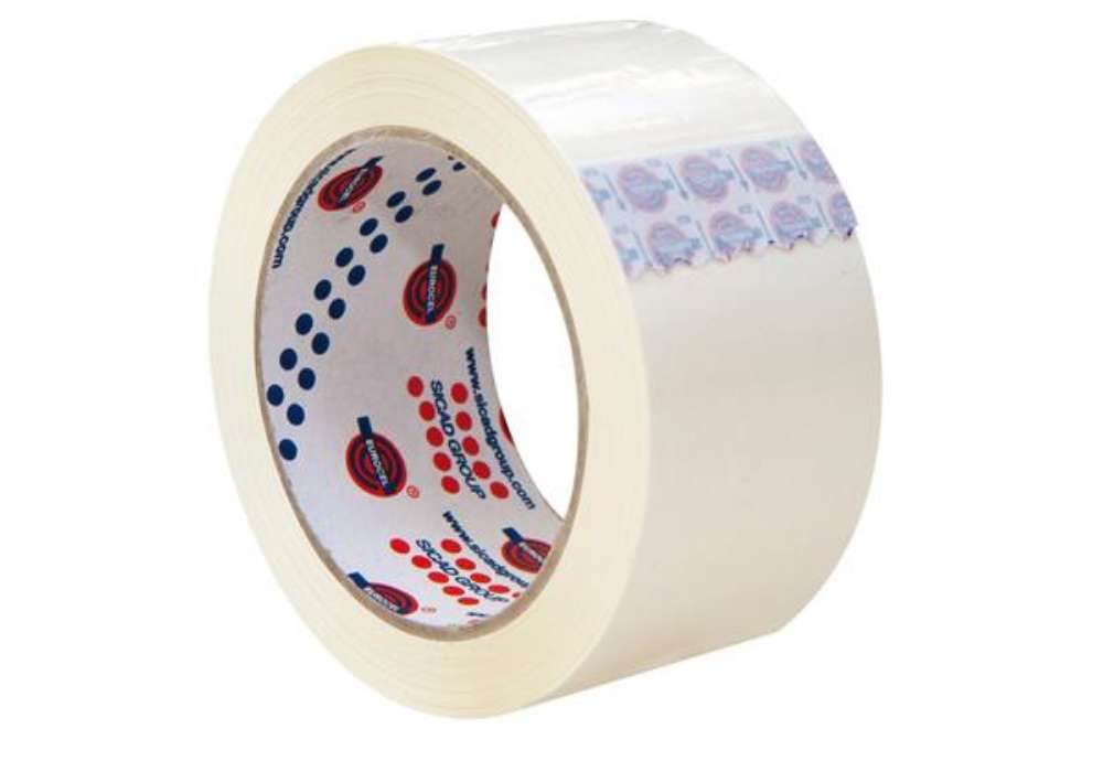 Immagine di Nastro adesivo 330 - 5 cm x 66 m - PVC - bianco - Eurocel