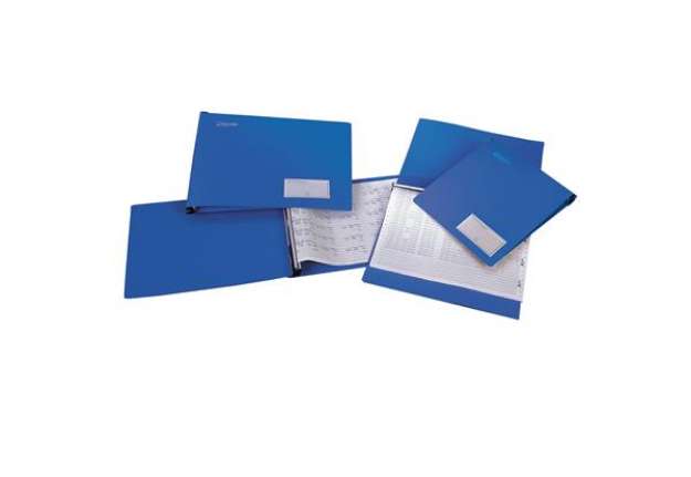 Immagine di Portatabulati ad aghi Mec Data - 12"x37 cm - azzurro - King Mec