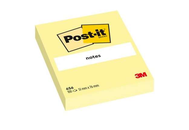 Immagine di Blocco foglietti - 656 - 76 x 51 mm - giallo Canary - 100 fogli - Post-it