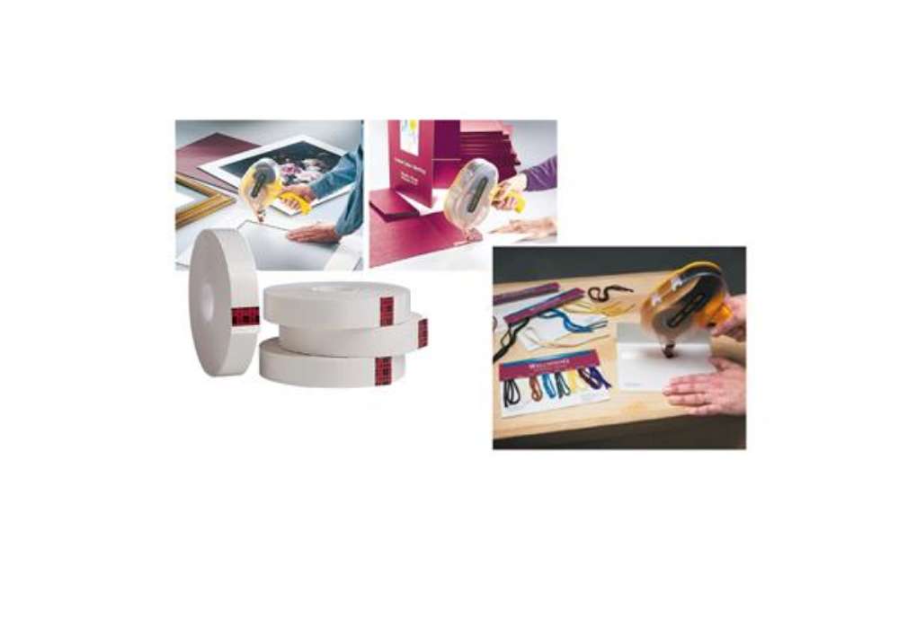 Immagine di Nastro biadesivo per dispenser ATG - senza supporto - 12 mm x 33 m - trasparente - Scotch