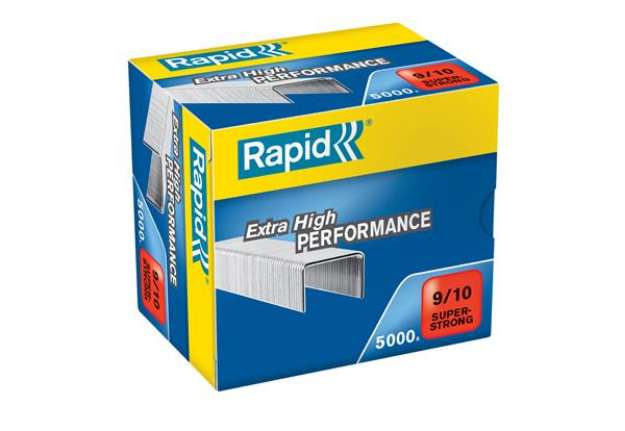 Immagine di Punti Rapid Super Strong - alti spessori - 9/10 - acciaio zincato - metallo - Rapid - conf. 5000 pez