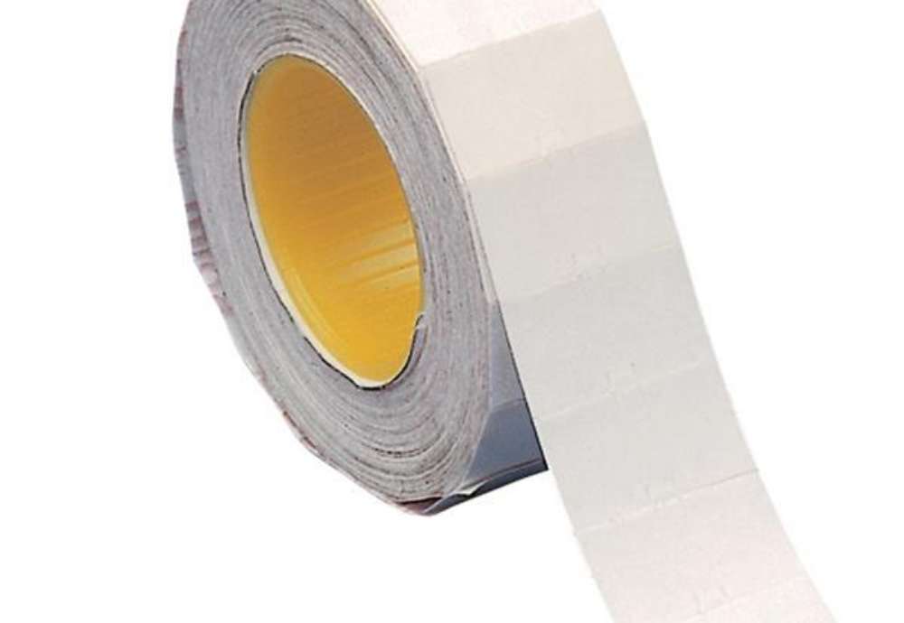 Immagine di Etichette removibili per Towa GS/GM e Motex 5500 - 21x12 mm - bianco - rotolo da 1000 etichette