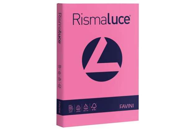 Immagine di Carta Rismaluce - A4 - 140 gr - ciclamino 58 - Favini - conf. 200 fogli
