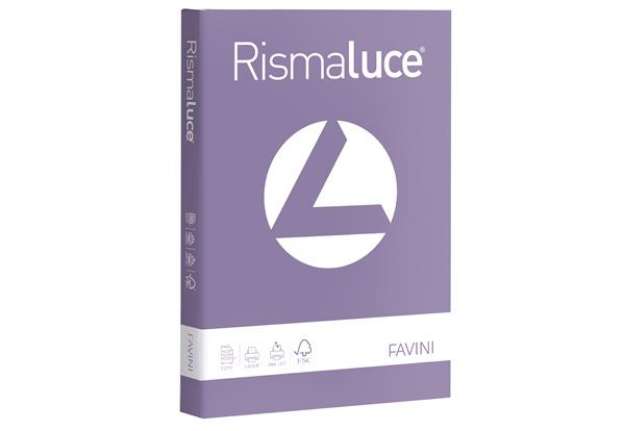 Immagine di Carta Rismaluce - A4 - 200 gr - viola 49 - Favini - conf. 125 fogli