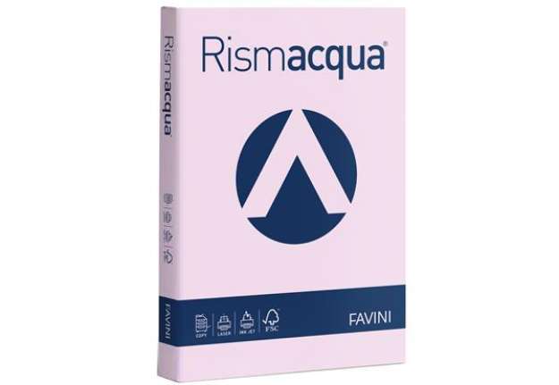 Immagine di Carta Rismacqua - A4 - 200 gr - lilla 06 - Favini - conf. 125 fogli