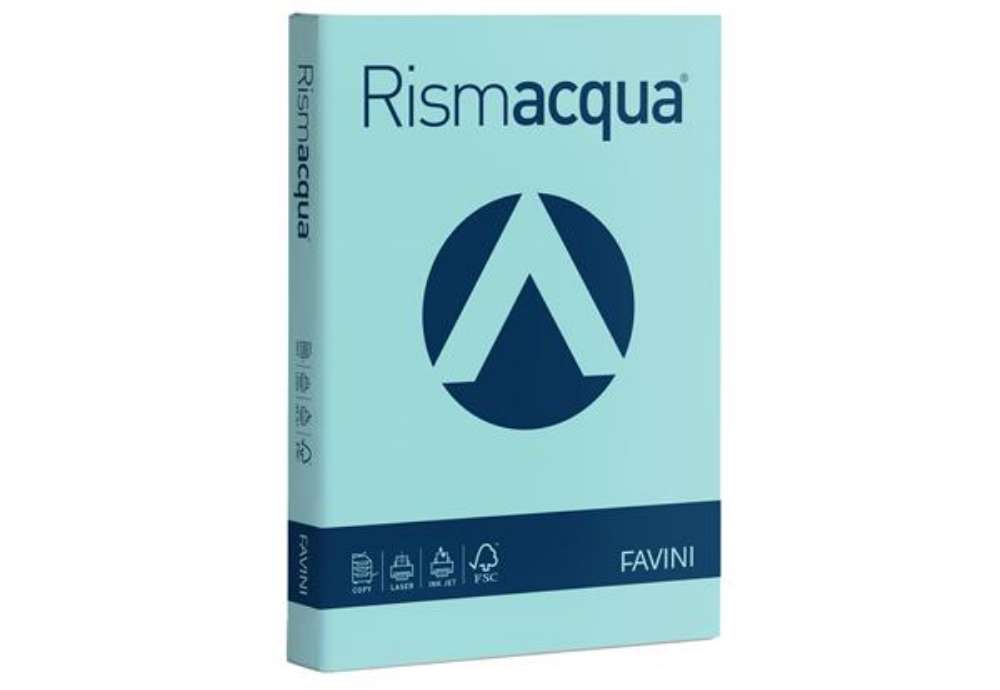 Immagine di Carta Rismacqua - A3 - 200 gr - celeste 08 - Favini - conf. 125 fogli