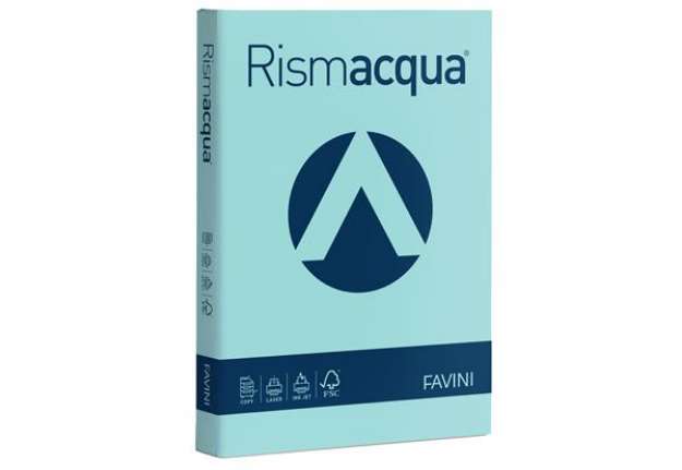 Immagine di Carta Rismacqua - A3 - 200 gr - celeste 08 - Favini - conf. 125 fogli