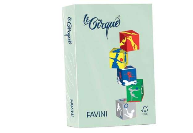 Immagine di Carta Le Cirque - A4 - 80 gr - verde pistacchio pastello 102 - Favini - conf. 500 fogli