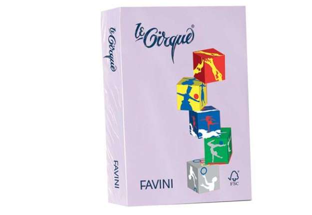 Immagine di Carta Le Cirque - A4 - 80 gr - lilla pastello 104 - Favini - conf. 500 fogli
