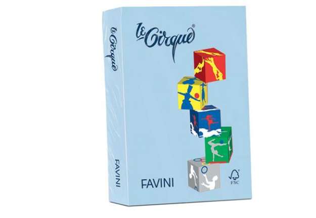 Immagine di Carta Le Cirque - A4 - 160 gr - azzurro pastello 106 - Favini - conf. 250 fogli