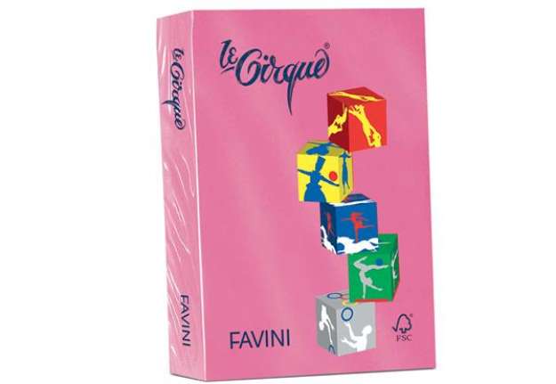 Immagine di Carta Le Cirque - A4 - 160 gr - ciclamino 206 - Favini - conf. 250 fogli