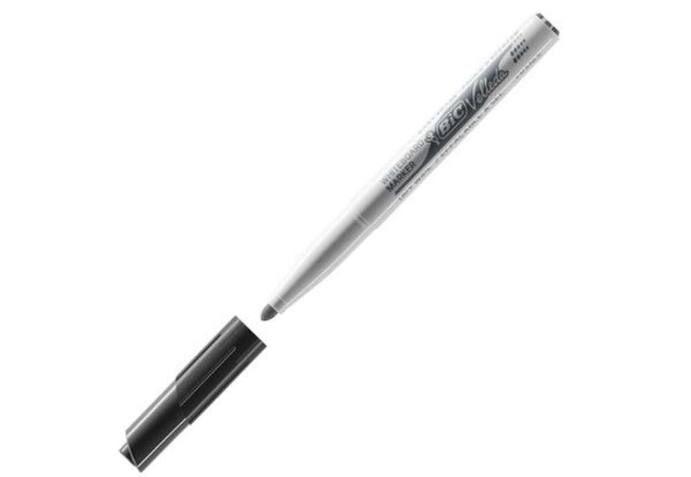 Immagine di Pennarello Whiteboard Marker Velleda 1741 - punta tonda 1,4mm - nero - Bic
