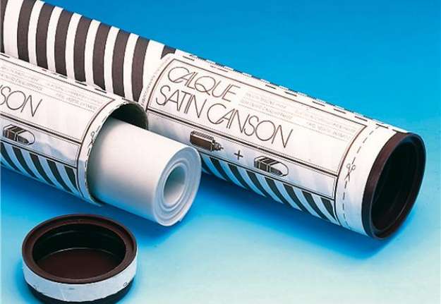Immagine di Carta Inkjet plotter - 610 mm (24") x 50 mt - 90 gr - hicolor opaca - bianco - Canson