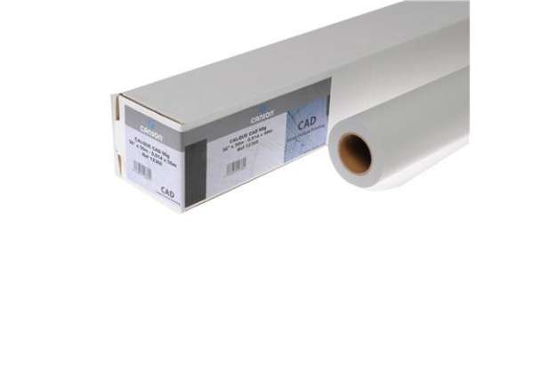 Immagine di Carta Inkjet plotter - 914 mm (36") x 50 mt - 90/95 gr - lucida cad - Canson