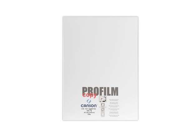 Immagine di Lucidi C50 Profilm Copy per fotocopiatrici bianco/nero - 100 fogli A3 - senza retrofoglio - Canson