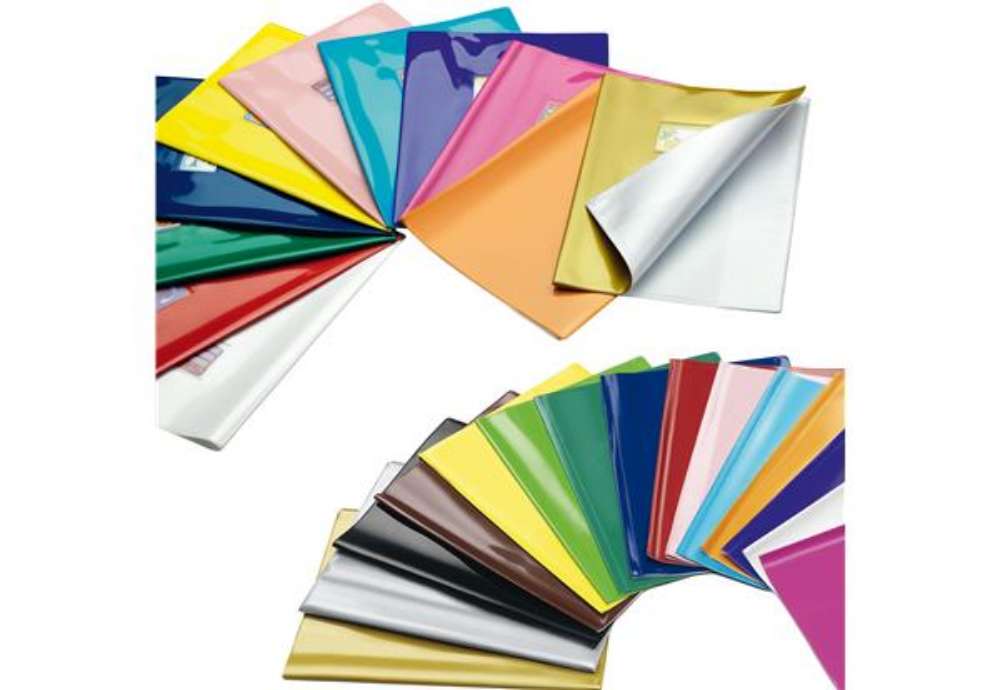 Immagine di Coprimaxi Gold - 21 x 30 cm - PVC - 300 mic - c/alette - laccato - fucsia - Colorosa
