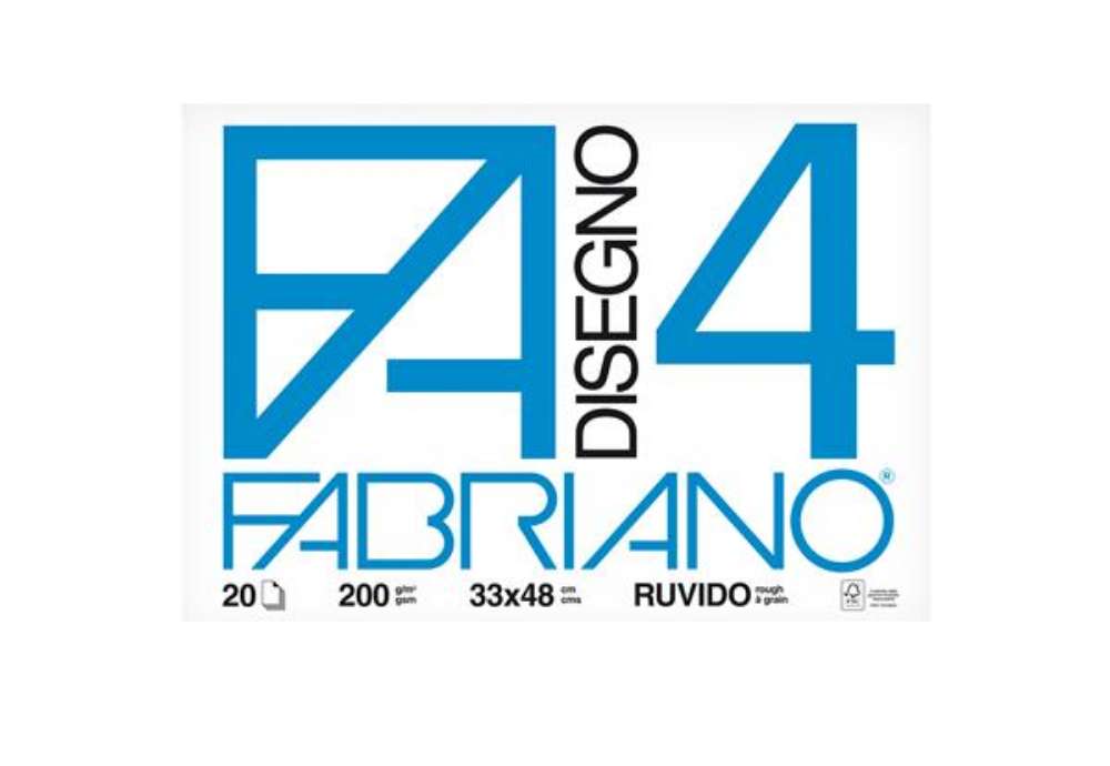 Immagine di Album F4 - 33 x 48 cm - 200 gr - 20 fogli - ruvido - Fabriano