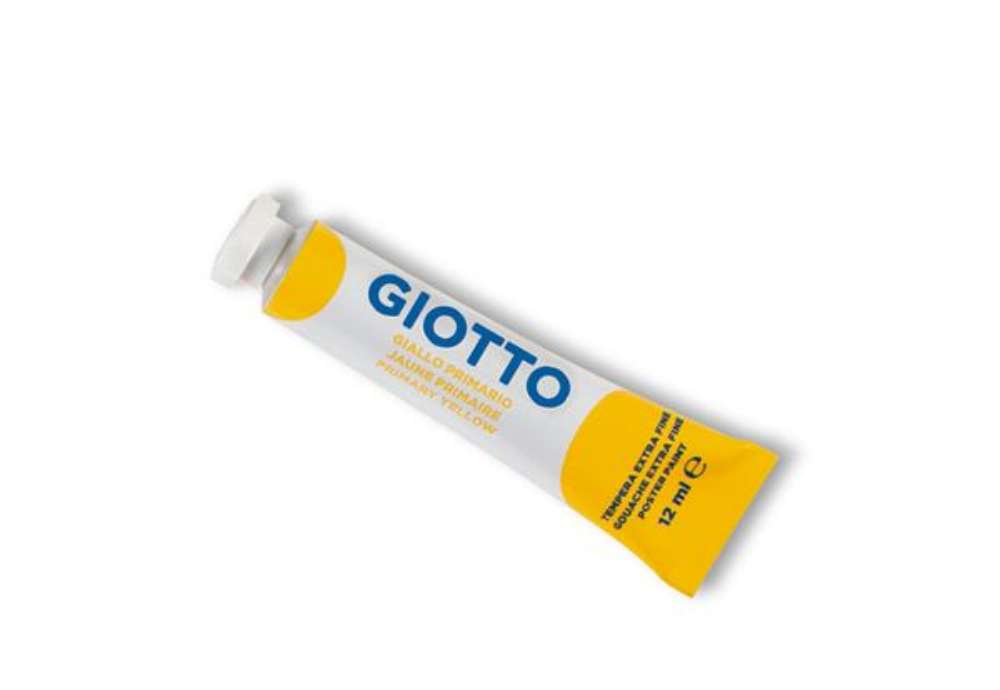 Immagine di Tempera Tubo 4 - 12ml - giallo primario - Giotto