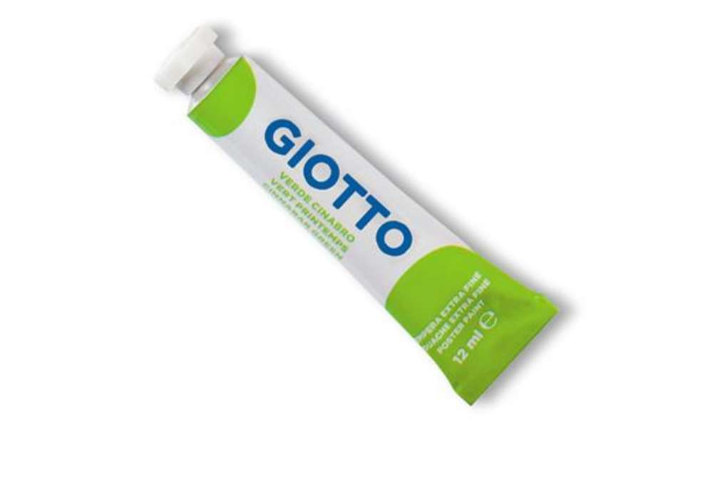 Immagine di Tempera Tubo 4 - 12ml - verde cinabro - Giotto