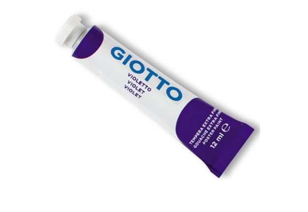 Immagine di Tempera Tubo 4 - 12ml - viola - Giotto