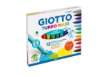 Immagine di Pennarelli Turbomaxi - punta ø5mm - colori assortiti - Giotto - astuccio 12 pezzi