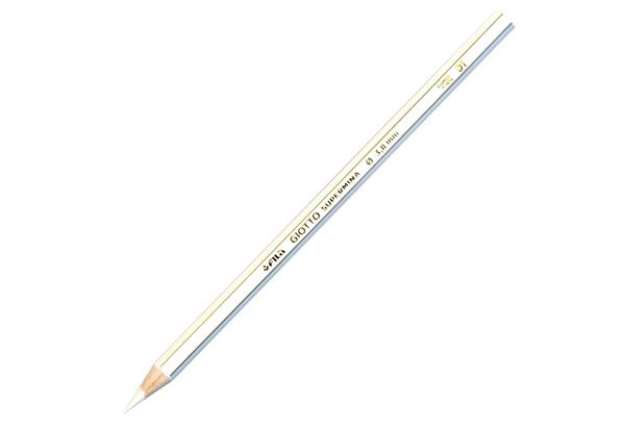 Immagine di Pastello Supermina - mina 3,8 mm - bianco 01 - Giotto