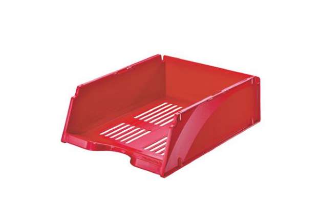 Immagine di Vaschetta portacorrispondenza Transit Jumbo - 26,8 x 33,8 x 11,5 cm - rosso - Esselte