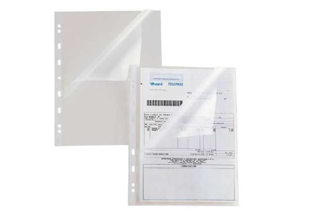 Immagine di Buste aperte a L Atla A - con foratura universale - PPL - buccia - 22x30 cm - Sei Rota - conf. 25 pe
