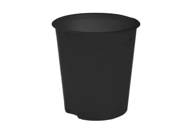 Immagine di Cestino gettacarte E020 Modula - altezza 32,5 cm - diametro 31 cm - 16,5 L - nero - Fellowes