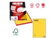 Immagine di Etichette adesive C/503 - in carta - permanenti - 210 x 297 mm - 1 et/fg - 100 fogli - giallo - Mark