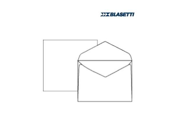 Immagine di Busta extrafine Campidoglio - lembo gommato - 12 x 18 cm - 100 gr - bianco - Blasetti - conf. 500 pe