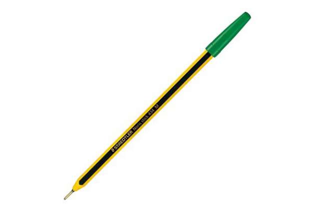 Immagine di Penna a sfera Noris Stick  - punta 1,0mm - verde - Staedtler - conf. 20 pz