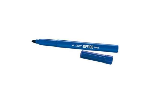 Immagine di Pennarelli Office punta feltro - punta maxi - tratto 0,80-2,00mm - blu  - Tratto - conf. 12 pezzi