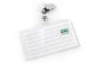 Immagine di Portabadge con clip - 8,5 x 5 cm - Lebez - conf. 50 pezzi