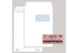 Immagine di Busta a sacco Competitor FSC - strip adesivo - con finestra - 23 x 33 cm - 100 gr - bianco - Pigna E