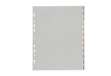 Immagine di Separatore - 12 tacche personalizzabili - PP - 22x30 cm - grigio - Favorit
