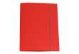 Immagine di Cartellina con elastico - cartone plastificato - 3 lembi - 25x34 cm - rosso - Cartotecnica del Garda