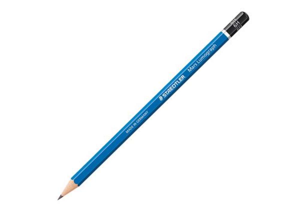 Immagine di Matita di grafite Mars Lumograph 100 - gradazione 6H - Staedtler
