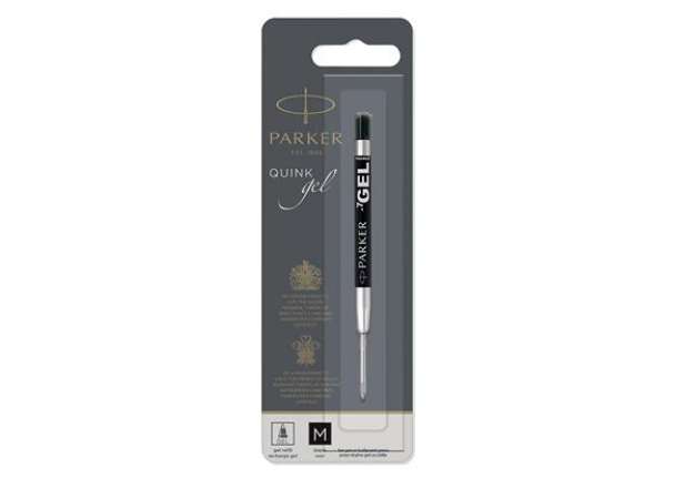 Immagine di Refill sfera  QuinkGel - punta media - metallo - nero - Parker