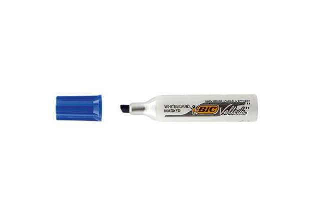 Immagine di Pennarello Whiteboard Marker Velleda 1781 - punta a scalpello da 3,2 a 5,5mm - blu - Bic