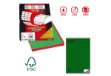 Immagine di Etichette adesive C/501 - in carta - permanenti - 105 x 36 mm - 16 et/fg - 100 fogli - verde - Marki