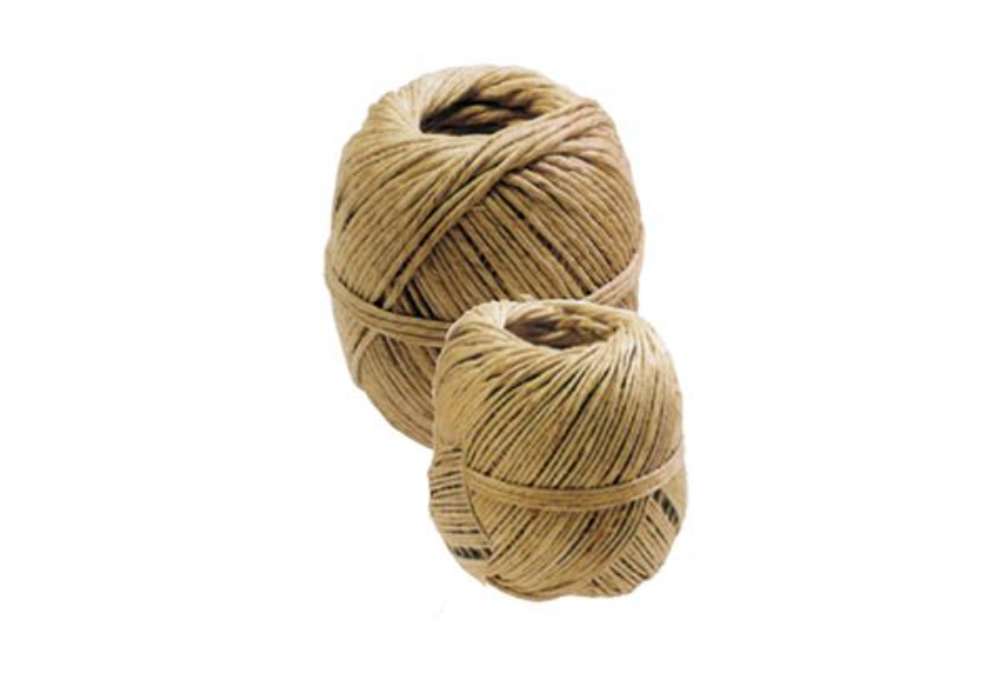 Immagine di Rotolo di spago - diametro 1 mm - lunghezza 90 m - canapa naturale titolo 2/6 - 100 gr - Viva - conf