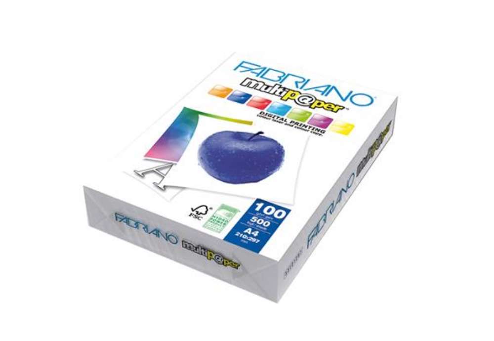 Immagine di Carta Multipaper - A3 - bianco - 100 gr - Fabriano - conf. 500 fogli
