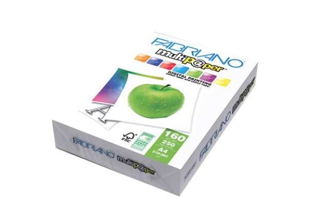 Immagine di Carta Multipaper - A3 - 160 gr - bianco - Fabriano - conf. 250 fogli