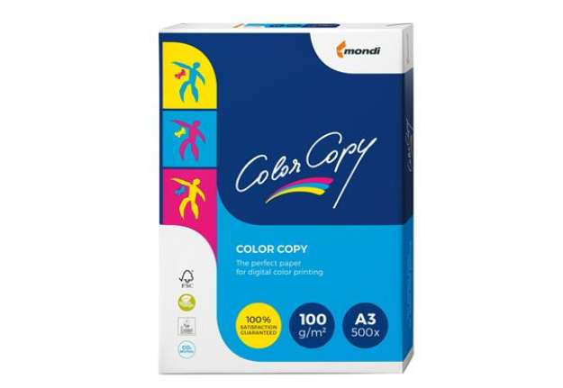 Immagine di Carta Color Copy - A3 - 100 gr - bianco - Mondi - conf. 500 fogli