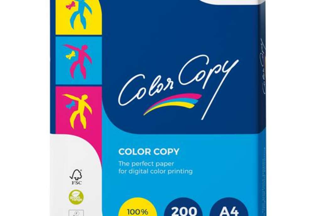 Immagine di Carta Color Copy - A4 - 200 gr - bianco - Mondi - conf. 250 fogli