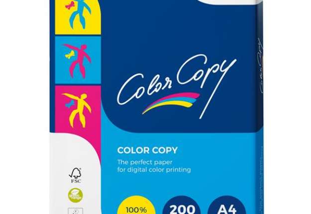 Immagine di Carta Color Copy - A4 - 200 gr - bianco - Mondi - conf. 250 fogli