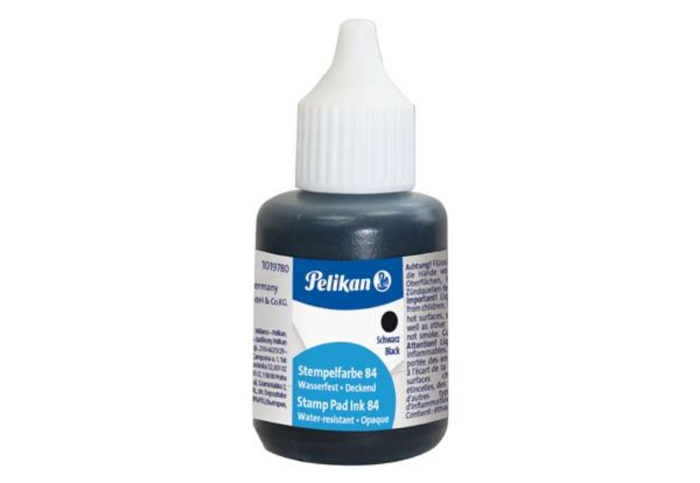 Immagine di Inchiostro 84 - 30 ml - resistente all'acqua - nero - Pelikan