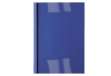 Immagine di Cartelline termiche Business Line - 1,5 mm - leather blu - GBC - scatola 100 pezzi