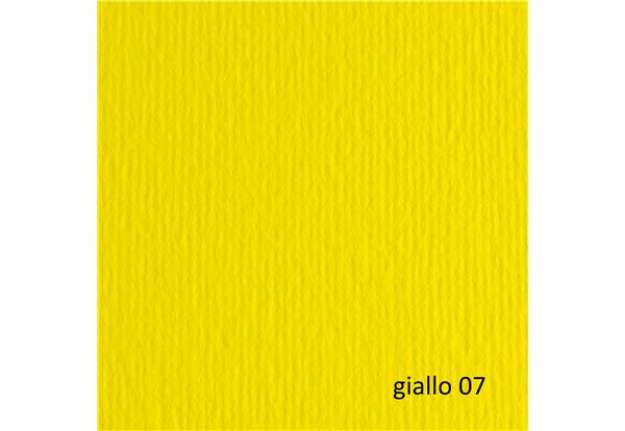 Immagine di Cartoncino Elle Erre - 70x100cm - 220gr - giallo 107 - Fabriano - blister 10 fogli
